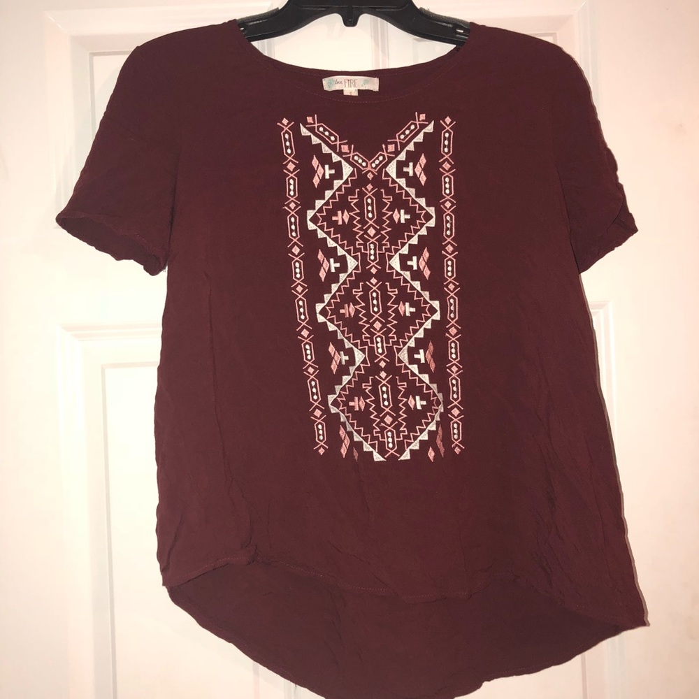 Aztec Print Top